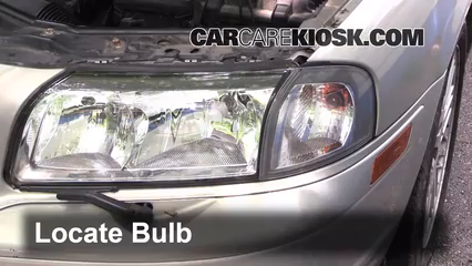 2002 Volvo S80 2.9 2.9L 6 Cyl. Lights Highbeam (replace bulb)